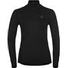 Odlo Active Warm Maglia Termica a Maniche Lunghe con Collo Alto da Donna | Base layer caldo con collo alto, traspirante e antiodore