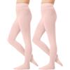 CozyWow Collant da bambina 60 denari semi-oscuranti balletto collant in microfibra con piede