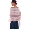 RIIQIICHY Foulard Sciarpa Seta Donna Pashmina Stola Scialle Cerimonia Abito da Sera Elegante Sposa