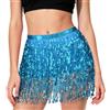 AYBUY Gonna con Paillettes Nappe, Gonna di Paillettes Wrap, Danza del Ventre con Nappe per Donne e Ragazze per Festival Club Rstate Spiaggia Carnevale di Halloween Mini Gonne