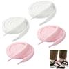 SEPWGUMD 4 Pezzi Lacci Soffici per Scarpe, Lacci in Peluche da 120 cm, Lacci per Sneakers, Stivali e Scarpe da Ginnastica, Comfort e Design Elegante per Tutte Le Scarpe
