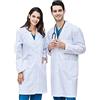 CoatCool Camice da Laboratorio Bianco Donna Uomo Cotone Maniche Lunghe | Medico, Chimico, Per Cosplay Studente Scuola Infermiera