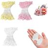 LEIIERUY Pistilli Artificiali Fiori, 1200 Pezzi 3 Colori, Stami Doppi Teste Perlate, Accessori DIY Floreale, Decorazioni Torte, Scrapbooking, Biglietti, Nozze