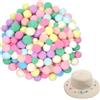 LEIIERUY PON PON Colorati 500 Pezzi per lavoretti creativi Fai da Te, 3 Misure assortite 1/1,5/2 cm, Accessori Artigianali per Decorazioni Scuola casa Feste Bambini