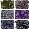RedMaple 6 Pezzi Copricapo Multifunzione Fascia Bandana Sciarpa di Riciclaggio della Bici Tubo Elastico Fascia Magica Balaclava Maschera UV Residence per Yoga Climb Ciclismo Hiking