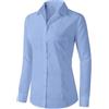 Friptspyg Camicetta Manica Lunga Donna Elegante Camicia Camicetta Casual Camicetta Lunga Scollo A V Camicetta Oversize Top Top con Tasca