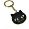 VLNET Portachiavi Tascabile a doppia anella in acciaio inossidabile stile animali.Gatti,cani,zampa,tartaruga,pesci ecc. Accessorio Unisex, Ottima idea Regalo!