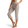 Libin Pantaloni Capri Donna Estivi Corti Sportivi Leggings | Pinocchietti Donna Estivi Yoga Donna 3/4 Con Vita Alta Capr,Yoga Sport Running E Pilates In Palestra Tuta Con Tasche