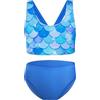 AYBUY Costume da Bagno per Ragazze Set, Bambini Tankini Due Pezzi Costumi da Bagno, Bikini con Protezione UV Costume da Bagno, Bikini Sportivo 2 Pezzi Bambina per Ragazze 5-8 Anni