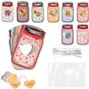 SEPWGUMD Scambio San Valentino per Bambini, 48 Biglietti d'Amore 'Buoni Romantici' e 'Biglietto Laurea' - Perfetti per Confezioni Regalo di San Valentino e Laurea, a Forma di Cuore