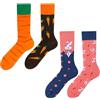 LEOINAER 2 Paia di Calzini a Tema Pasquale, Divertenti e Colorati, Perfetti per Coppie, Amici e Famiglie, Taglia Unica