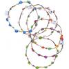 URAQT LED Fascia Fiori, Corona di fiori a LED, Fascia Per Capelli Luminosa per Matrimoni Feste di Natale Fest Compleanni Ragazze Donne Bambin