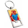 LASERO' Portachiavi Personalizzato con Foto in Metallo - Portachiavi con Foto Personalizzata - Stampa Sublimatica - Idee Regalo per Lui e per Lei, Fidanzati, Anniversario