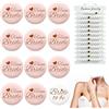 FLAVNTEL Set Addio al Nubilato con 12 Braccialetti e 12 Spille, 1 Bride to Be e 11 Team Bride, Accessori per Festa Sposa, Bridal Shower, Foto di Gruppo e Ricordi di Party