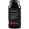 Zenement Astaxantina Naturale Pura 8 mg - da Haematococcus pluvialis - 120 Capsule | con Omega-3 per Migliore Assorbimento, Formula Propria, Senza Glutine, 1 al Giorno, 4 Mesi - Zenement