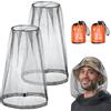 ACWOO Cappello con Zanzariera, 2 Pezzi Rete per la Testa, Zanzariera per Il Viso, Mesh Head Cover for Outdoor, Protezione per Il Viso per Campeggio, Escursionismo, Protezione da Insetti Zanzare