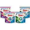 Dixan DISCS 4in1 Classico x 2 + Color x 2 Detersivo Lavatrice (40 Lavaggi), Capsule lavatrice per una pulizia profonda del bucato e freschezza igienica per la lavatrice, Rimuove le macchie da 20°C