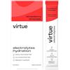 Virtue Electrolytes Bustine idratanti | Zero zuccheri | 6 elettroliti essenziali, sali idratanti, vitamina C (confezione da 16, Limonata alla Fragalo)