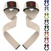 WFX Polsiere per sollevamento pesi imbottite, in neoprene, per uomini e donne, per palestra, cross fit, allenamento, manubri, fitness, body building, power lifting, stacchi da terra