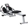 HOMCOM Vogatore 12 Resistenze Monitor Digitale 160x61x50cm Grigio e Nero | Professionale per Casa, per Allenamento, Struttura Scorrevole, in Alluminio, Acciaio e ABS