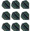 RED DRAGON Hardcore Premium Standard Extra Spesso - 100 Micron - Voli di Freccette 3 Set per Confezione (9 Voli di Freccette in Totale) - Accessori Professionali per Freccette