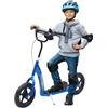 HOMCOM Monopattino 2 Ruote per Bambini 5-12 Anni 120x52x80-88 cm | Freno Posteriore, Manubrio Regolabile, Monopattino in Acciaio e Plastica