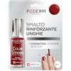 PODERM Smalto Rinforzante Unghie - Rosso Allure | Ripara e Rinforza le Unghie Danneggiate e Indebolite da Smalti Semipermanenti | Biotina, Silicio e Cheratina | Sviluppato da un Podologo in Svizzera