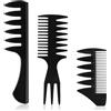 AYBUY Spazzola Capelli Uomo Styling Set, 3 Pezzi Pettine Capelli Uomo | Pettine 3 in 1 Capelli Uomo, Pettini a denti larghi per uomo per styling pompadour retro