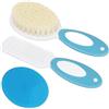 AYBUY Set Spazzola e Pettine Capelli per Bambini,3 Pezzi spazzola e pettine | per neonati e bambini con Pettine per Capelli, Pettine Crosta Lattea Neonato, Spazzola per Bambini in Silicone, A