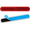 AYBUY Catarifrangente Moto, 2 Pezzi 139X18X6,5mm Moto Bicicletta E4 Catarifrangente, Riflettore Autoadesivo Rosso, Catarifrangente Occhio di Gatto Multifunzionale Scooter E-approvato