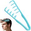 AYBUY Generico Pettine Texture Per Uomo, Strumento Volumizzante per Radici | pettine volumizzante con denti larghi Per Coprire le Cuciture, accessorio per la cura del parrucchiere, Blu