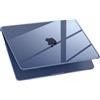 GPXIIZ Compatibile con Cover MacBook Air 13 2026-2022, Cristallo Mezzanotte | M5 M4 M3 M2 A3449 A3240 A3113 A2681, Trasparente, Ultra Sottile & Antigraffio, Custodia Case Rigid Mac Air 13.6 Pollici