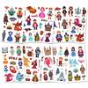 AOOWU Tatuaggi Temporanei per Bambini, 100+ Styles Brillante Castello Principe PrincipessaTatuaggi Finti, Cartoni Tatuaggi Temporanei Set per Ragazza Bambini Adulti Festa Compleann Regalo Giocattolo