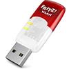 FRITZ!WLAN Stick AC 430 MU-MIMO Edition International, Adattatore wireless USB, Wi-Fi Dual Band 433 Mbps in (5 GHz) o 150 Mbps in (2,4 GHz), Compatibile con qualsiasi router WiFi