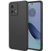 TAUYN Custodia per Motorola Moto G84 5G, Ultra Sottile Morbida TPU Liquido Silicone Case, Antiurto Anticaduta Custodia, Nero