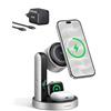 UGREEN MagFlow Pro 3 in 1 Caricatore Wireless Qi2 25W, Ventilatore TEC | Compatibile con iPhone 18-12 Air/Plus/Pro/Max, iWatch 12-6/Ultra 2/Ultra/SE 2/SE, AirPods 5/4/3/2/Pro 2/Pro, Con adattatore