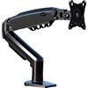 Invision Braccio Monitor Supporto Schermi 19-32 pollici, VESA 75/100mm, Morsetto Scrivania, Regolazione Dell'altezza con Inclinazione, Girevole e Ruota, Capacità di Carico 2-9kg MX200 Braccio Singolo