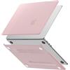 GPXIIZ Compatibile con Cover MacBook Air 13 M5 M4 M3 M2, Rosa | 2026-2022 A3449 A3240 A3113 A2681, Opaco, Ultra Sottile & Antigraffio, Custodia Case Rigid Protettivo Mac Air 13.6 Pollici