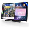 LAMTTO Schermo per Auto 9 Pollici Portatile Wireless CarPlay & Android Auto | Schermo CarPlay Autoradio Senza Fili Stereo Car Play con Bluetooth/Siri/Assistente vocale/Mirror Link/Navigazione/OTA/FM/AUX