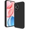 Btstring Cover per Honor 400 Pro 5G, Nero | Custodia Antiurto, Sottile in Silicone TPU, Fodera in Microfibra, Protezione della Fotocamera