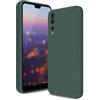 Btstring Cover per Huawei P20 Pro, Verde | Custodia Antiurto, Sottile in Silicone TPU, Fodera in Microfibra, Protezione della Fotocamera
