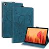 Auslbin Custodia per Samsung Galaxy Tab S5e 10.5 Pollice 2019 (SM-T720/T725) Pelle PU La Farfalla Modello Cover Tablet Case con Supporto Funzione (Blu)