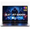 CHIFUYOU Gaming Notebook 15,6", R-7 6800H, 32GB RAM 1TB SSD | Con potente grafica integrata, ideale per ufficio, streaming, gaming leggero e creazione di contenuti