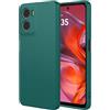 TAUYN Custodia per Motorola Moto G15 / Moto G15 Power, Ultra Sottile Morbida TPU Liquido Silicone Case, Antiurto Anticaduta Custodia, Verde Scuro