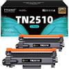iNKPAD TN-2510 Cartucce di Toner Compatibili per Brother TN2510 TN2510XL per HL-L2400DW HL-L2445DW DCP-L2620DW DCP-L2665DW MFC-L2835DW MFC-L2800DW MFC-L2860DW Stampante Laser (2 NERO,1200 pagine)