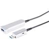 S-Impuls S-impuls USB forlængerkabel optisk 5Gbps - 15m