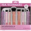 Real Techniques Set di pennelli per il trucco Real Techniques Blends, collezione da 10 pezzi con pochette