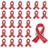 PATIKIL 25 Pcs Spille Nastro Rosso Spille Sensibilizzazione Spilla Smaltata | Con Chiusura A Scatto Sicura, Per Eventi Di Raccolta Fondi Di Sostegno Pubblico