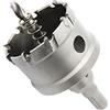 Laiwei Sega a tazza da 60 mm,punta in metallo duro,sega a tazza LAIWEI per praticare fori in acciaio inox,metallo,ghisa, rame,ecc.