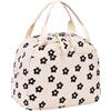 Generisch Borsa per il pranzo, borsa frigo a corda, borsa da picnic, borsa per il pranzo, borsa per il pranzo, borsa per fiori, con scomparto più fresco, grande contenitore isolato per viaggi scolastici
